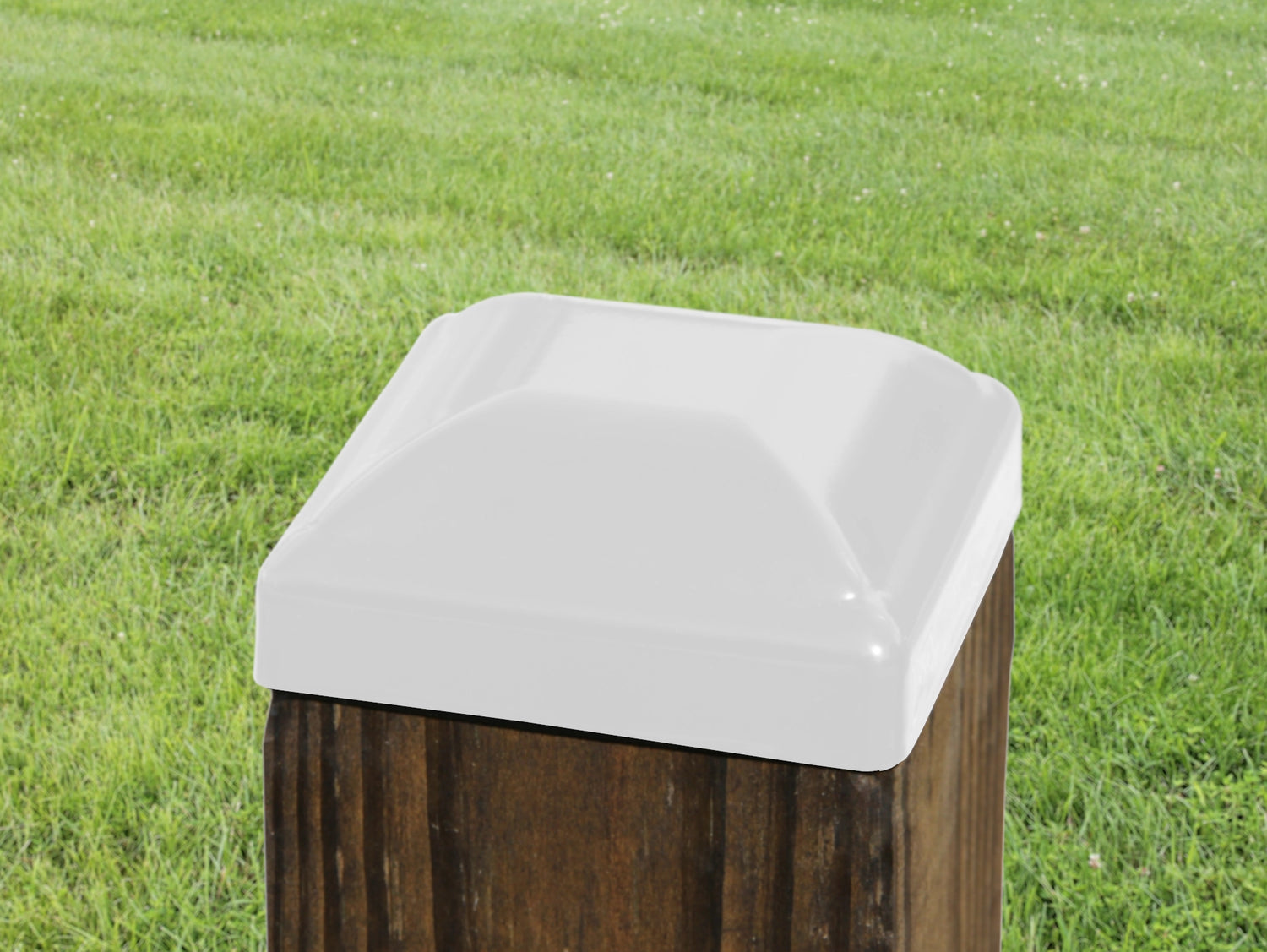 True 4x4 Heavy Duty Domed Steel Post Cap - Madison Iron and Wood