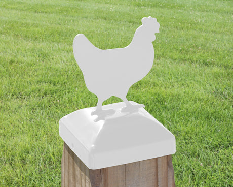 6X6 Chicken Post Cap (5.5 x 5.5 Post Size) - Madison Iron and Wood