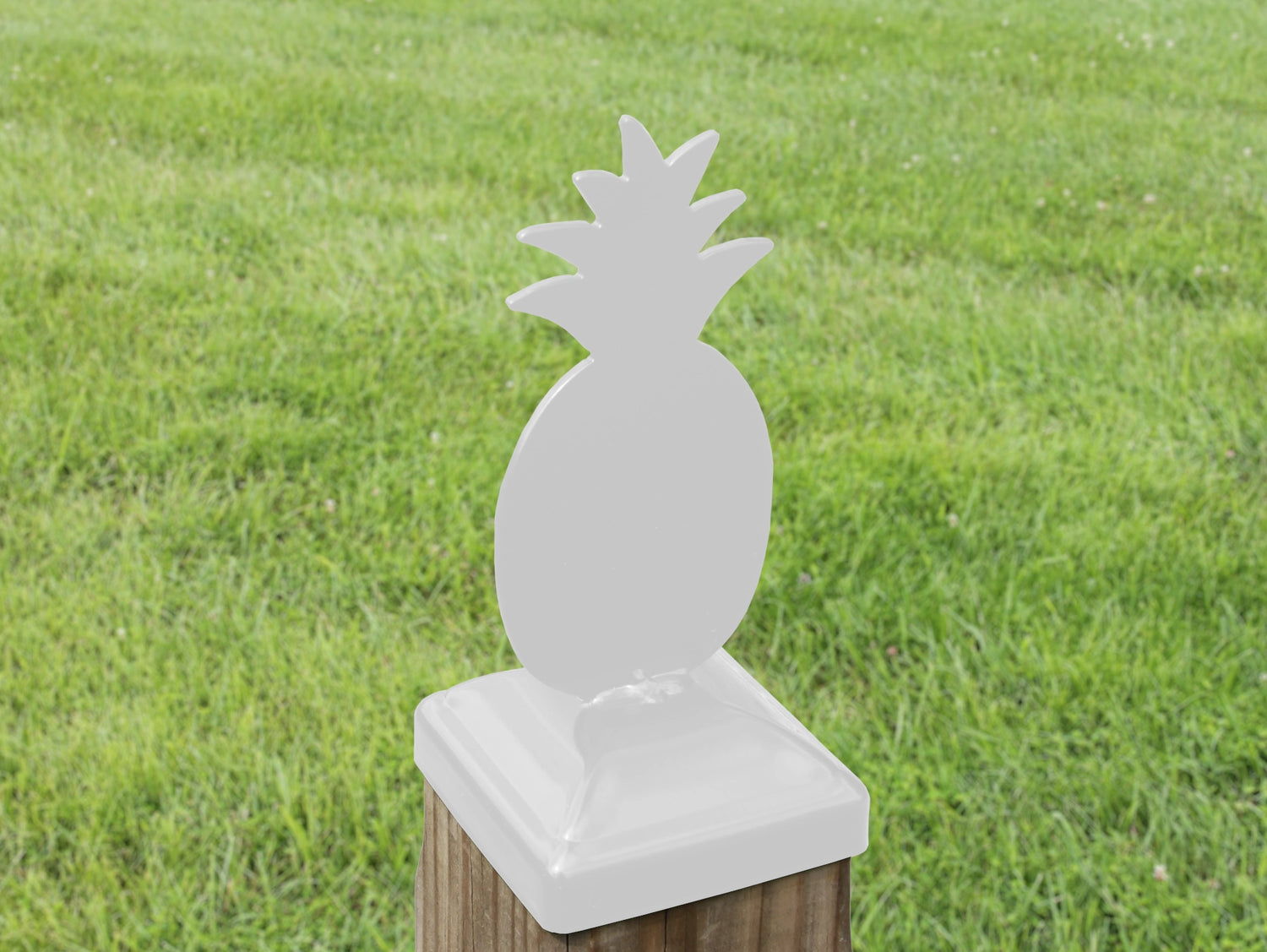 4x4 Pineapple Post Cap (Fits 3.5 x 3.5 Post Size) - Madison Iron and Wood