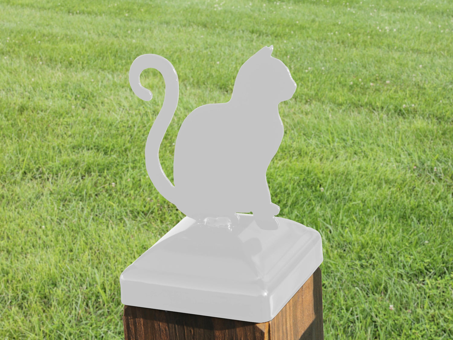 6X6 Cat Post Cap (5.5 x 5.5 Post Size) - Madison Iron and Wood