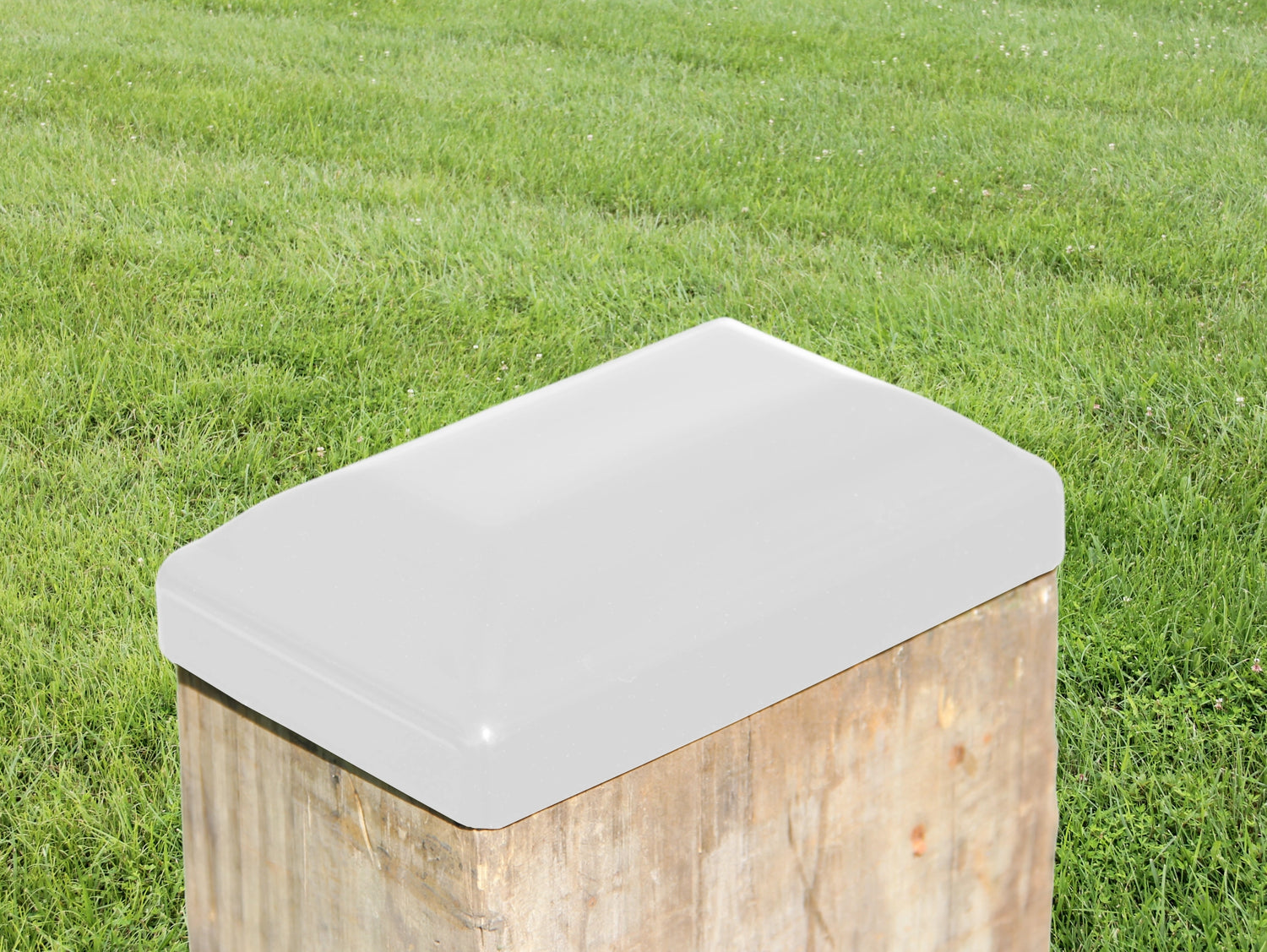 4X6 (nominal size) Steel Post Cap (3.5 x 5.5 Post Size) - Madison Iron and Wood