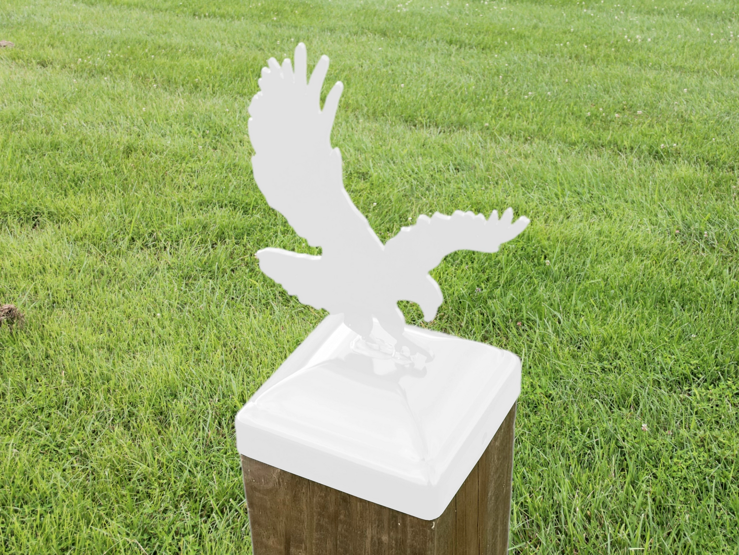 6X6 Eagle Post Cap (5.5 x 5.5 Post Size) - Madison Iron and Wood