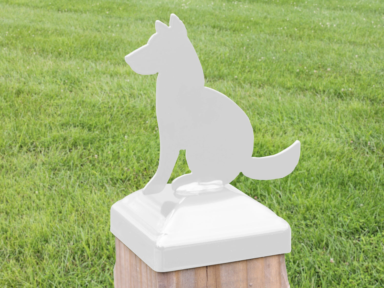 6X6 Dog Post Cap (5.5 x 5.5 Post Size) - Madison Iron and Wood