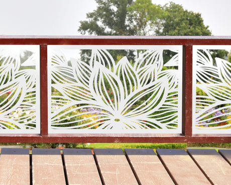 80"x30" - Garden Flower Fence/Gate Panel Insert - Madison Iron and Wood