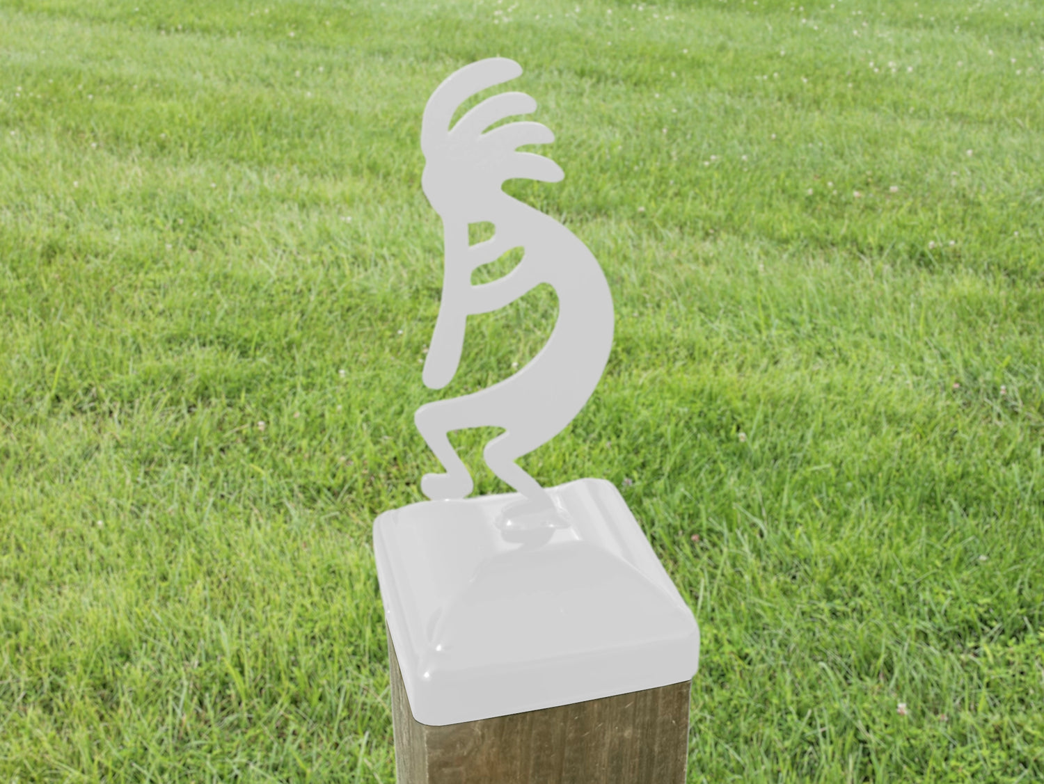 6X6 Kokopelli Post Cap (5.5 x 5.5 Post Size) - Madison Iron and Wood