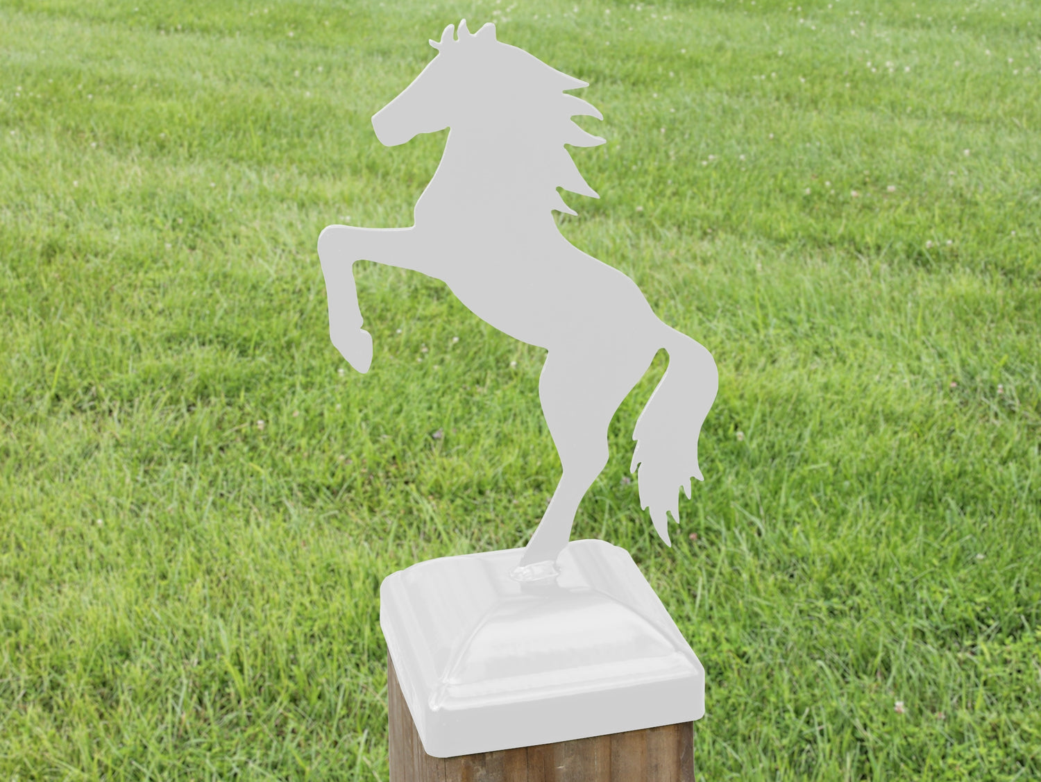 6X6 Horse Post Cap (5.5 x 5.5 Post Size) - Madison Iron and Wood