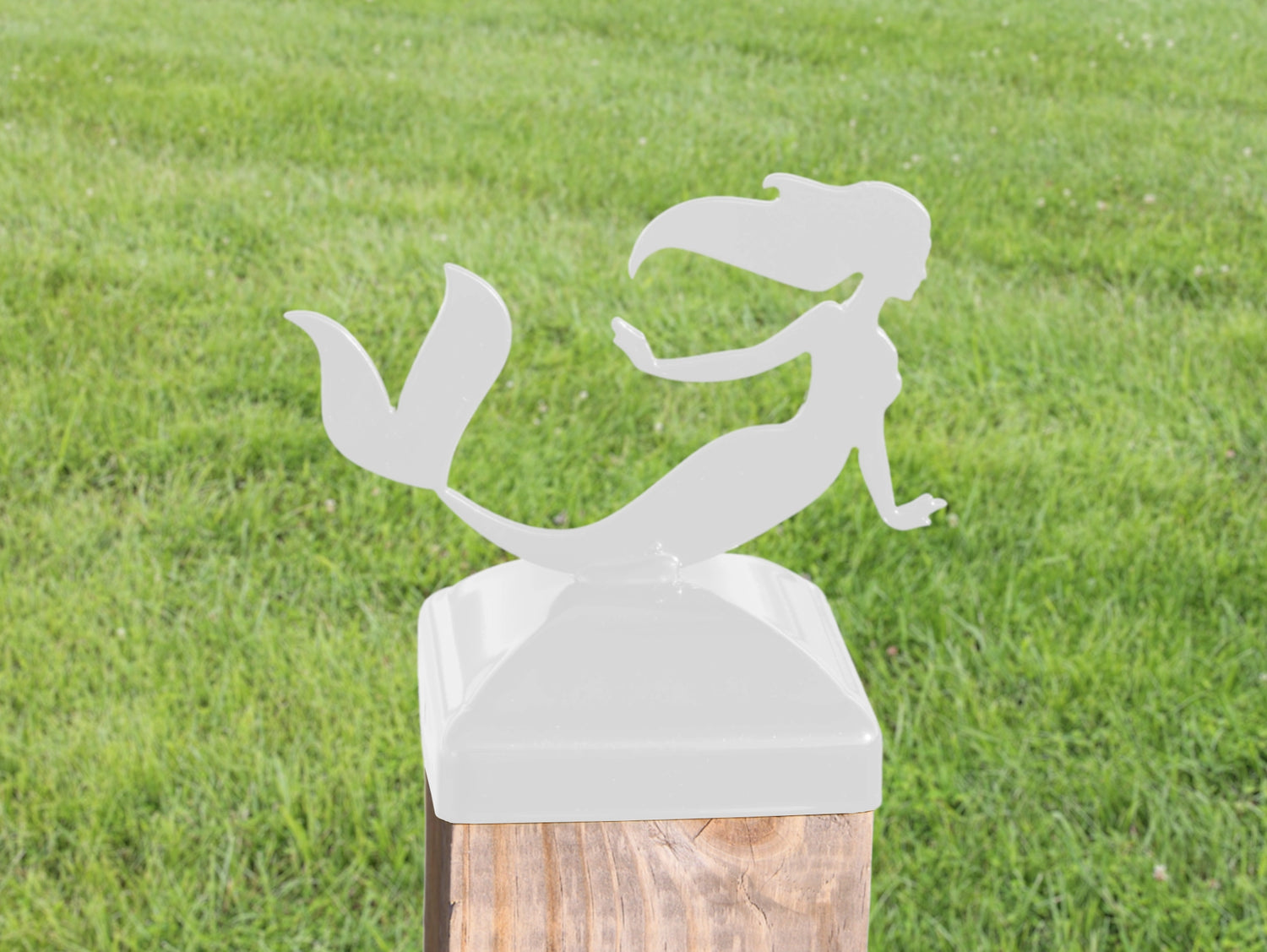 6X6 Mermaid Post Cap (5.5 x 5.5 Post Size) - Madison Iron and Wood