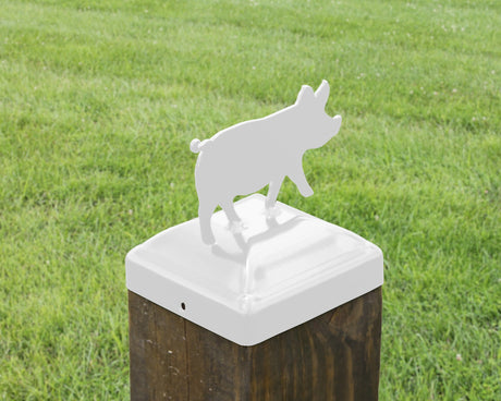 6X6 Pig Post Cap (5.5 x 5.5 Post Size) - Madison Iron and Wood