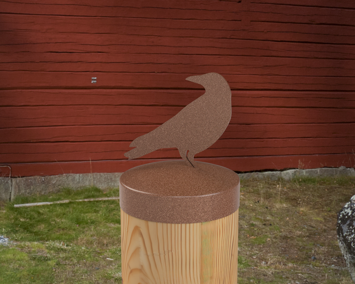 Raven, Round Post Cap (4x4 Round Post Size) - Madison Iron and Wood