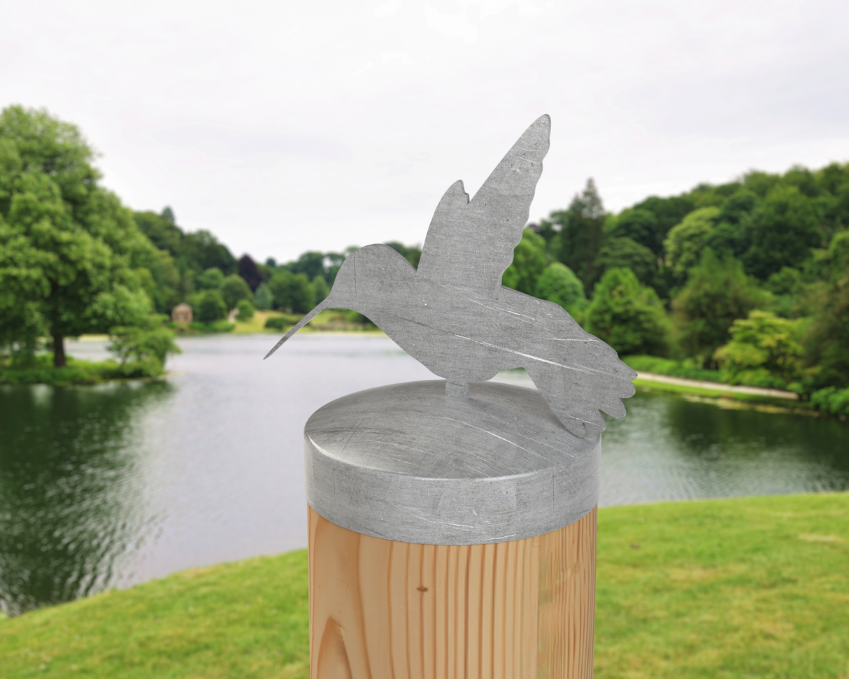 Hummingbird, Round Post Cap (4x4 Round Post Size) - Madison Iron and Wood