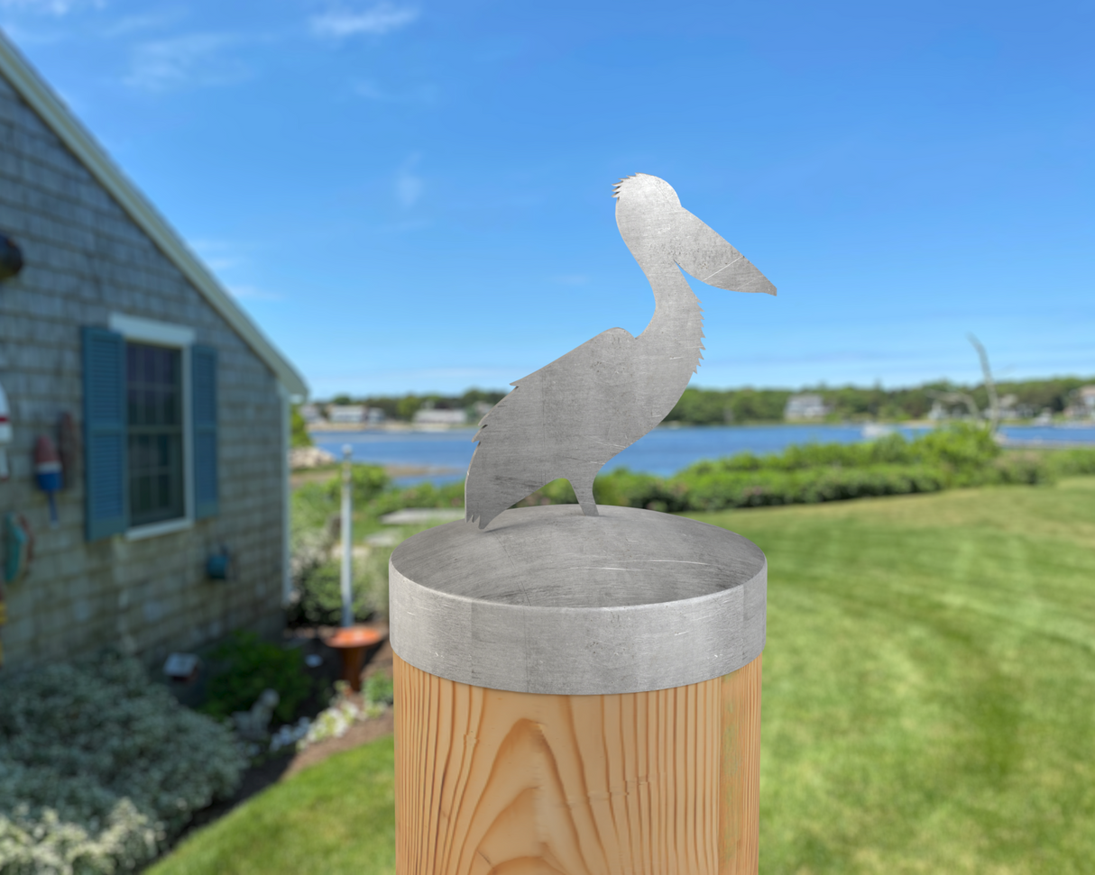 Pelican, Round Post Cap (4x4 Round Post Size) - Madison Iron and Wood