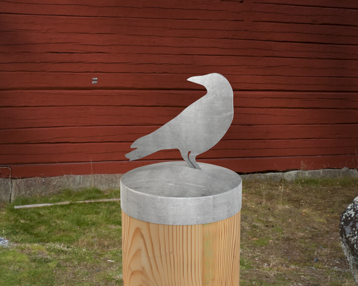 Raven, Round Post Cap (4x4 Round Post Size) - Madison Iron and Wood