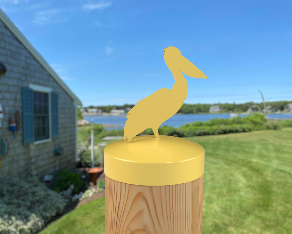Pelican, Round Post Cap (4x4 Round Post Size) - Madison Iron and Wood