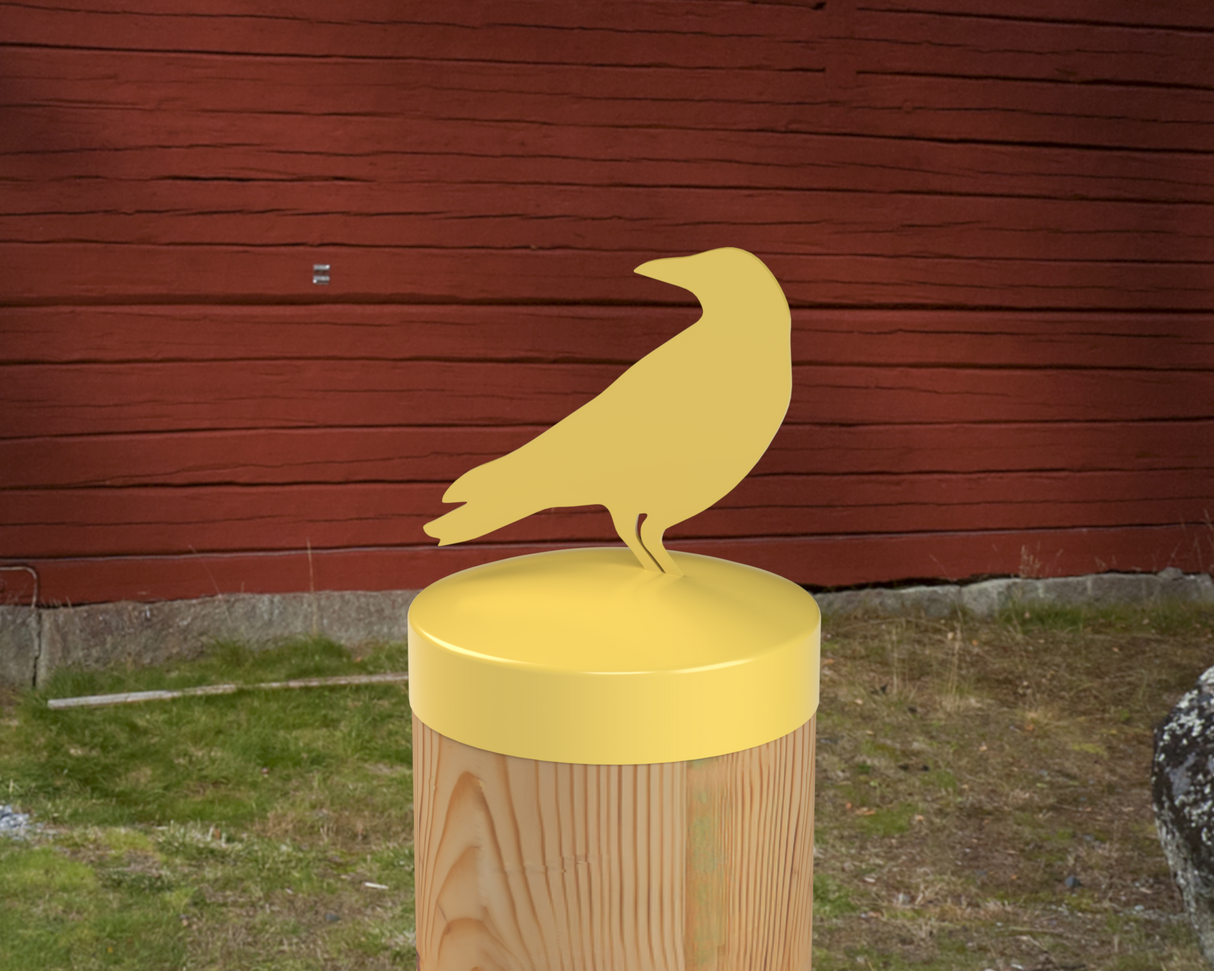Raven, Round Post Cap (4x4 Round Post Size) - Madison Iron and Wood