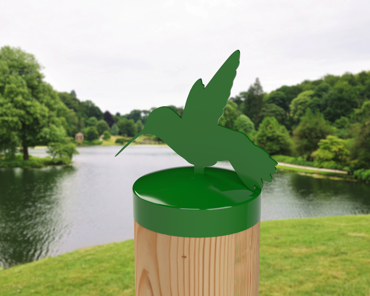 Hummingbird, Round Post Cap (4x4 Round Post Size) - Madison Iron and Wood