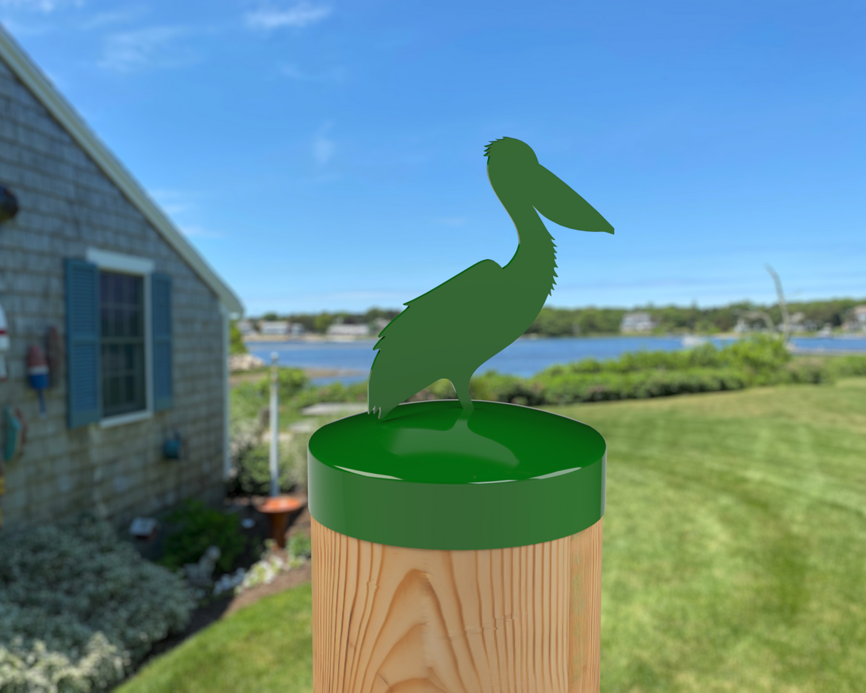 Pelican, Round Post Cap (4x4 Round Post Size) - Madison Iron and Wood