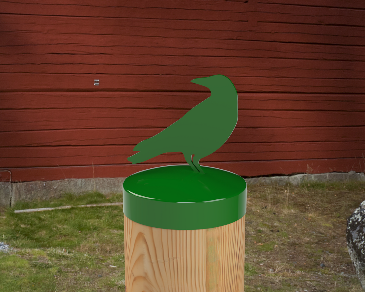 Raven, Round Post Cap (4x4 Round Post Size) - Madison Iron and Wood