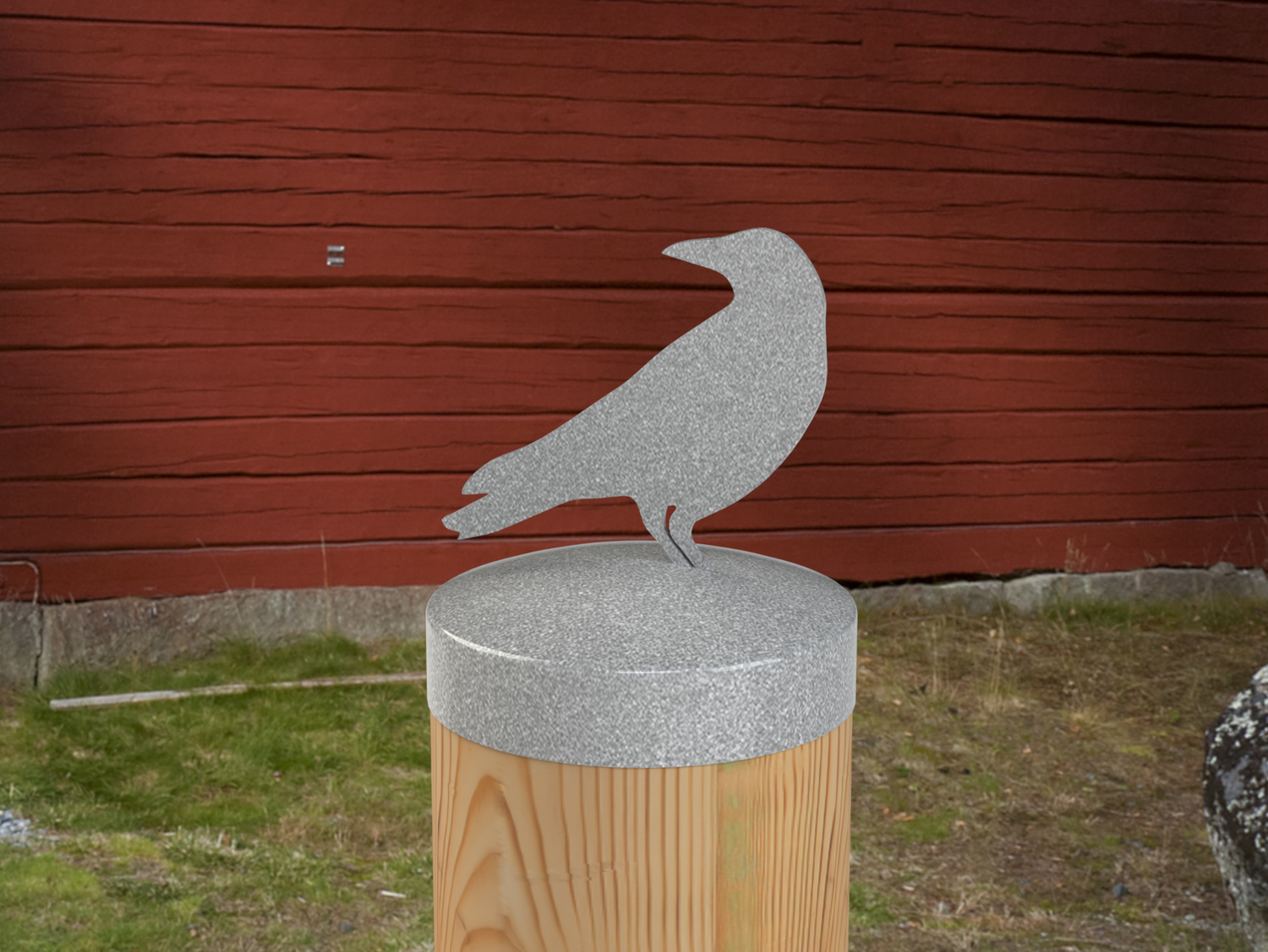 Raven, Round Post Cap (4x4 Round Post Size) - Madison Iron and Wood