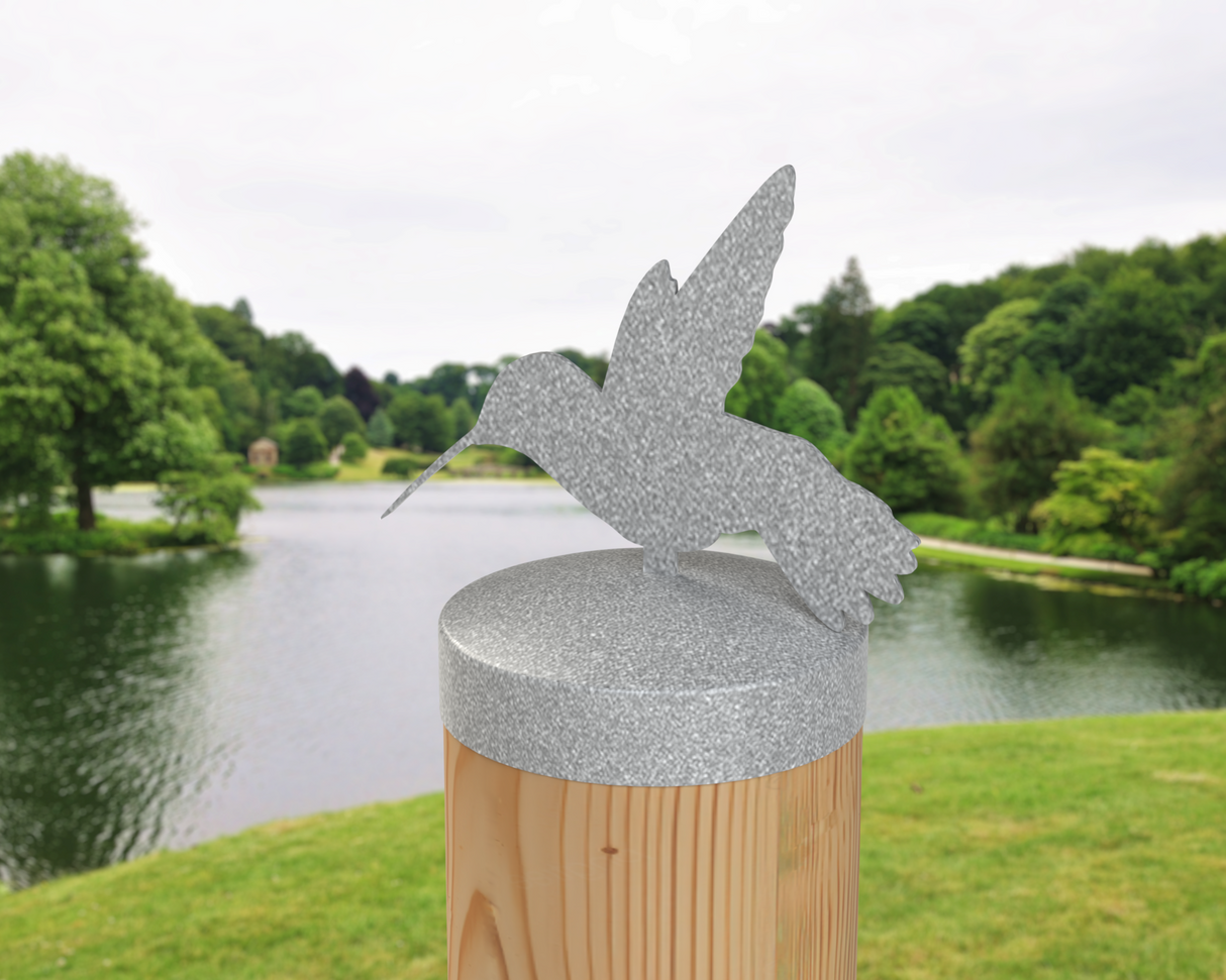 Hummingbird, Round Post Cap (4x4 Round Post Size) - Madison Iron and Wood