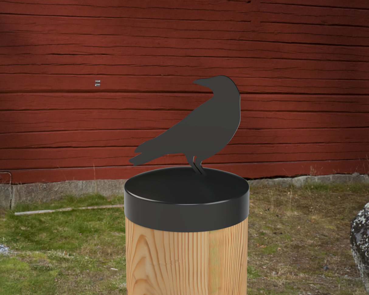Raven, Round Post Cap (4x4 Round Post Size) - Madison Iron and Wood