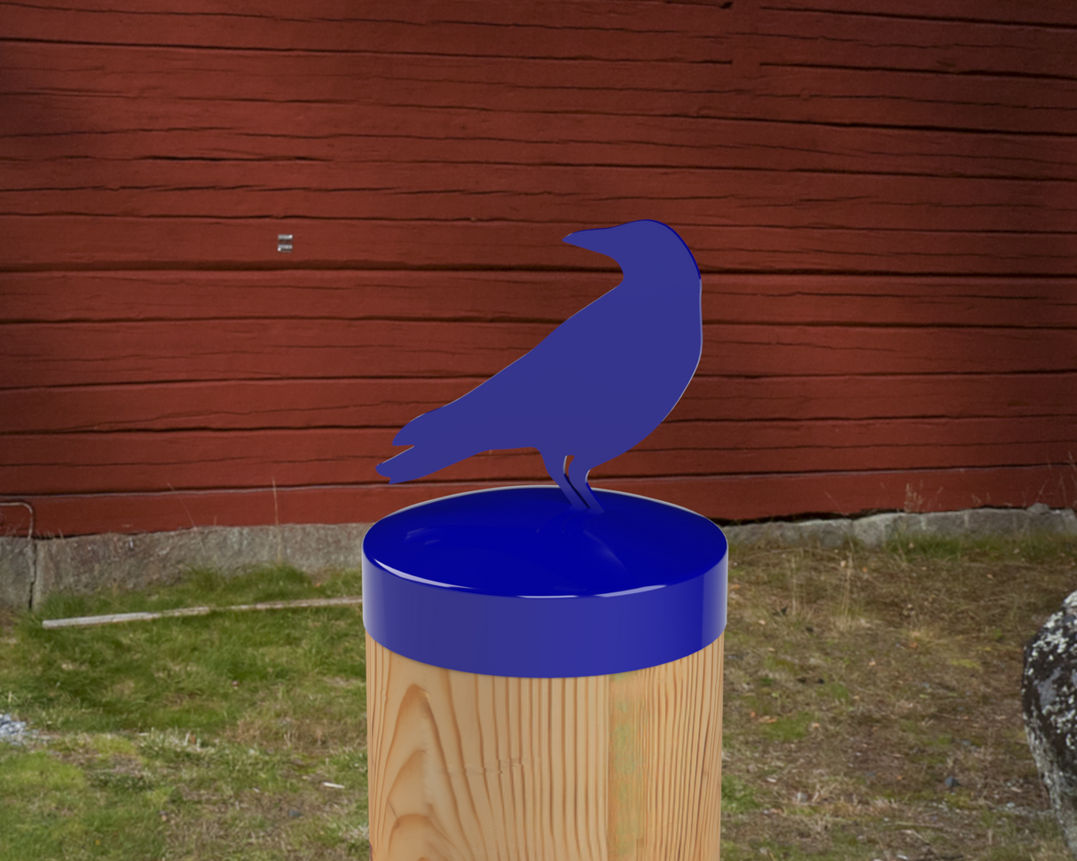 Raven, Round Post Cap (4x4 Round Post Size) - Madison Iron and Wood