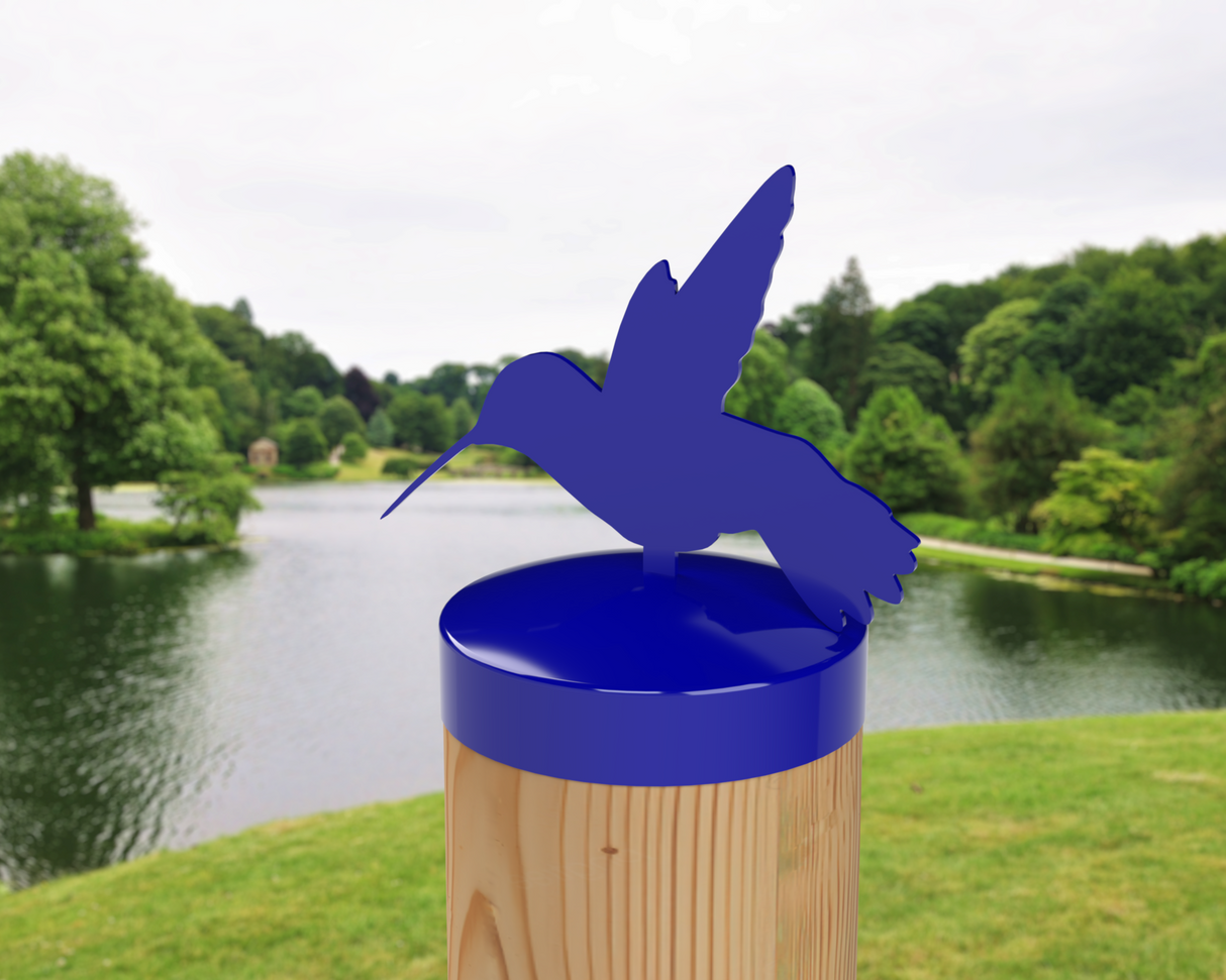 Hummingbird, Round Post Cap (4x4 Round Post Size) - Madison Iron and Wood