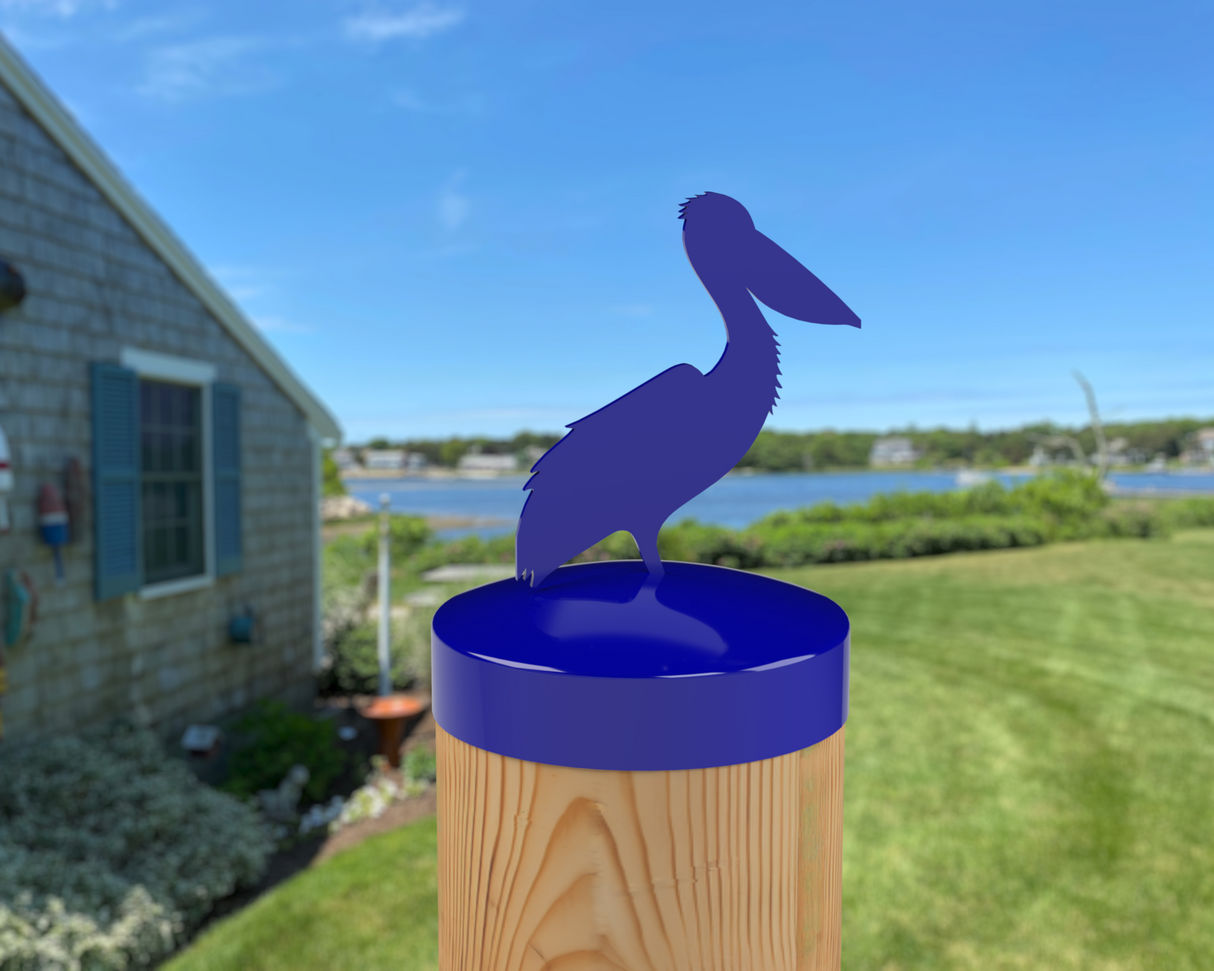 Pelican, Round Post Cap (4x4 Round Post Size) - Madison Iron and Wood