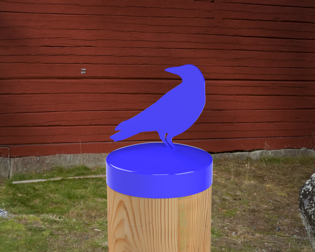 Raven, Round Post Cap (4x4 Round Post Size) - Madison Iron and Wood
