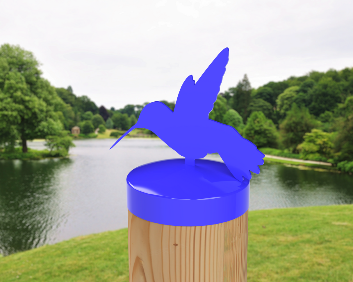 Hummingbird, Round Post Cap (4x4 Round Post Size) - Madison Iron and Wood