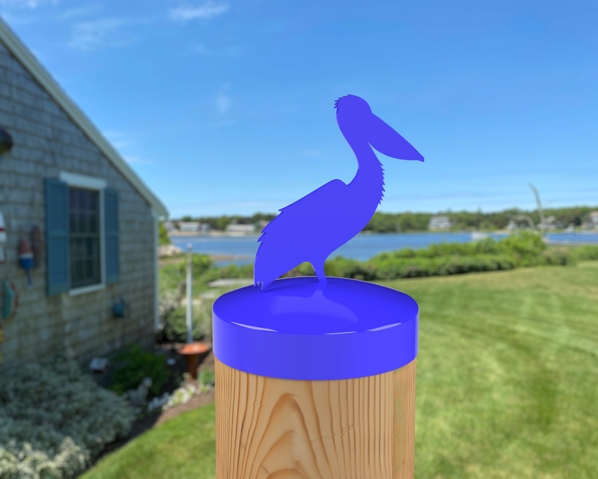 Pelican, Round Post Cap (4x4 Round Post Size) - Madison Iron and Wood