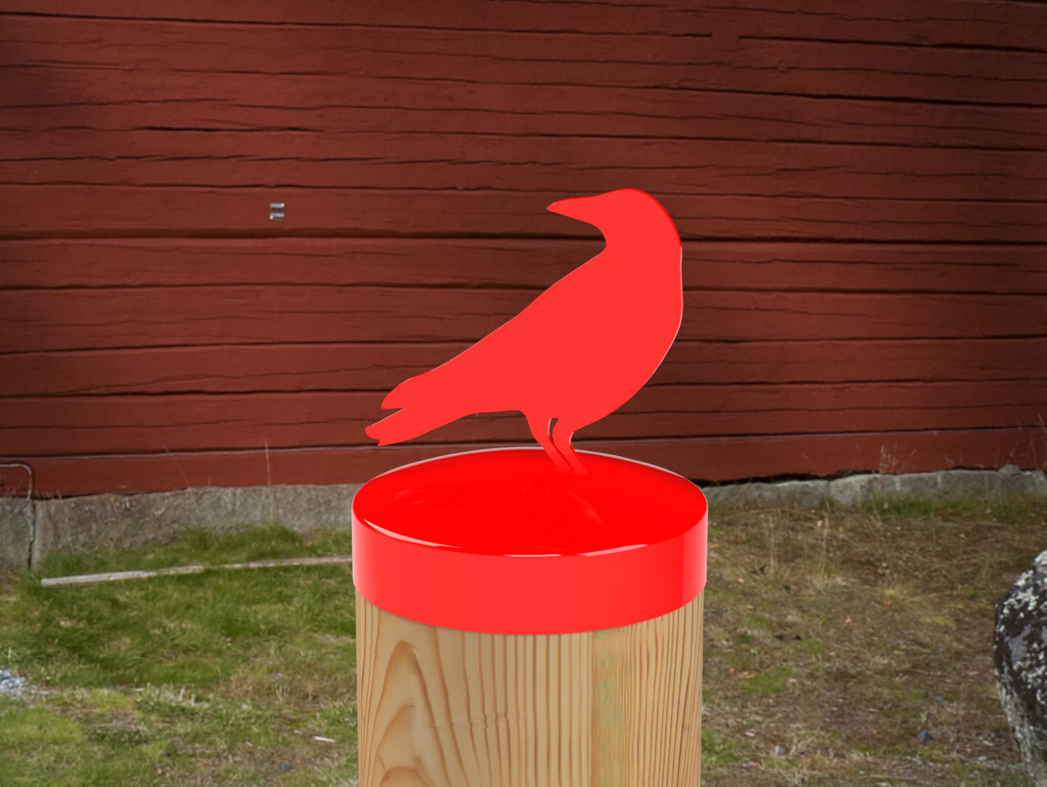 Raven, Round Post Cap (4x4 Round Post Size) - Madison Iron and Wood