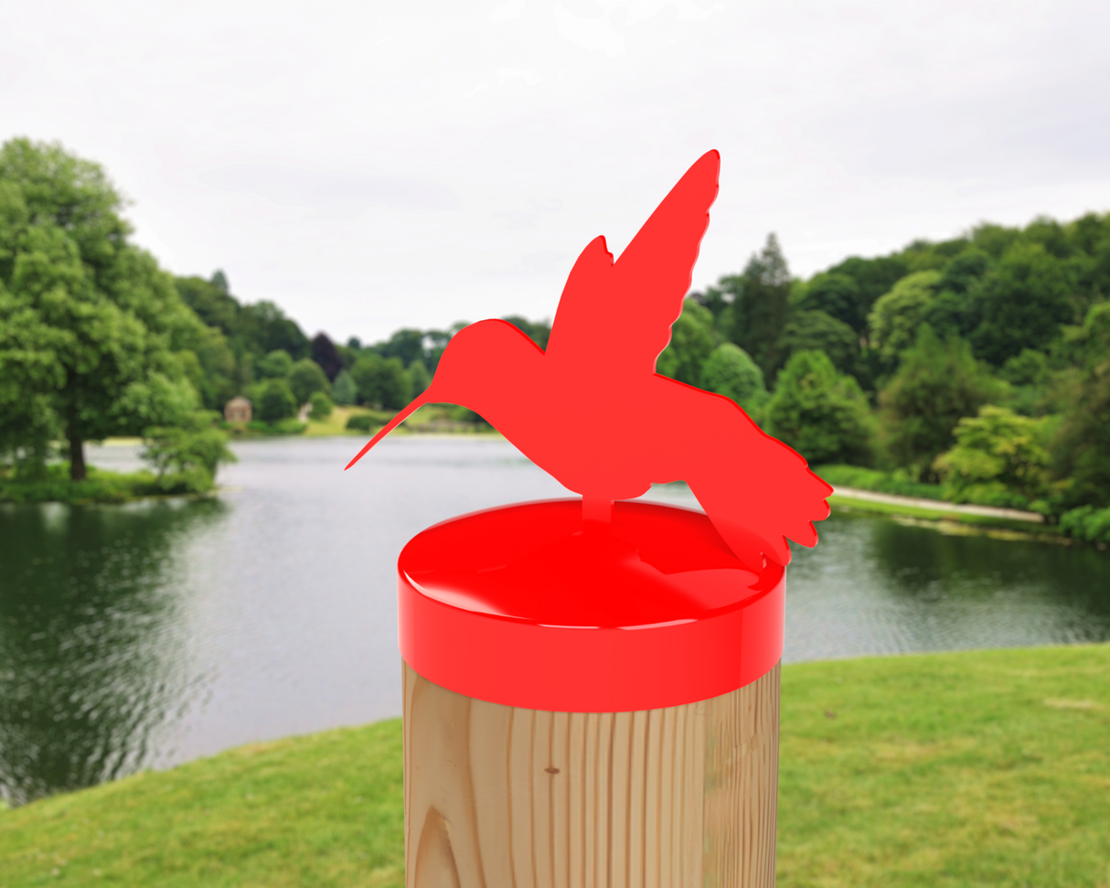 Hummingbird, Round Post Cap (4x4 Round Post Size) - Madison Iron and Wood