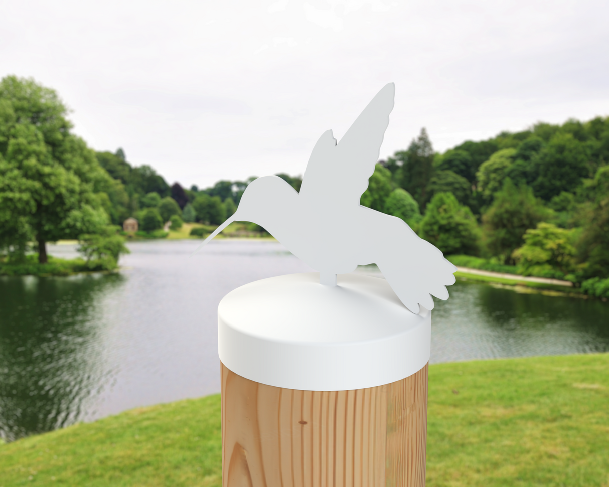 Hummingbird, Round Post Cap (4x4 Round Post Size) - Madison Iron and Wood