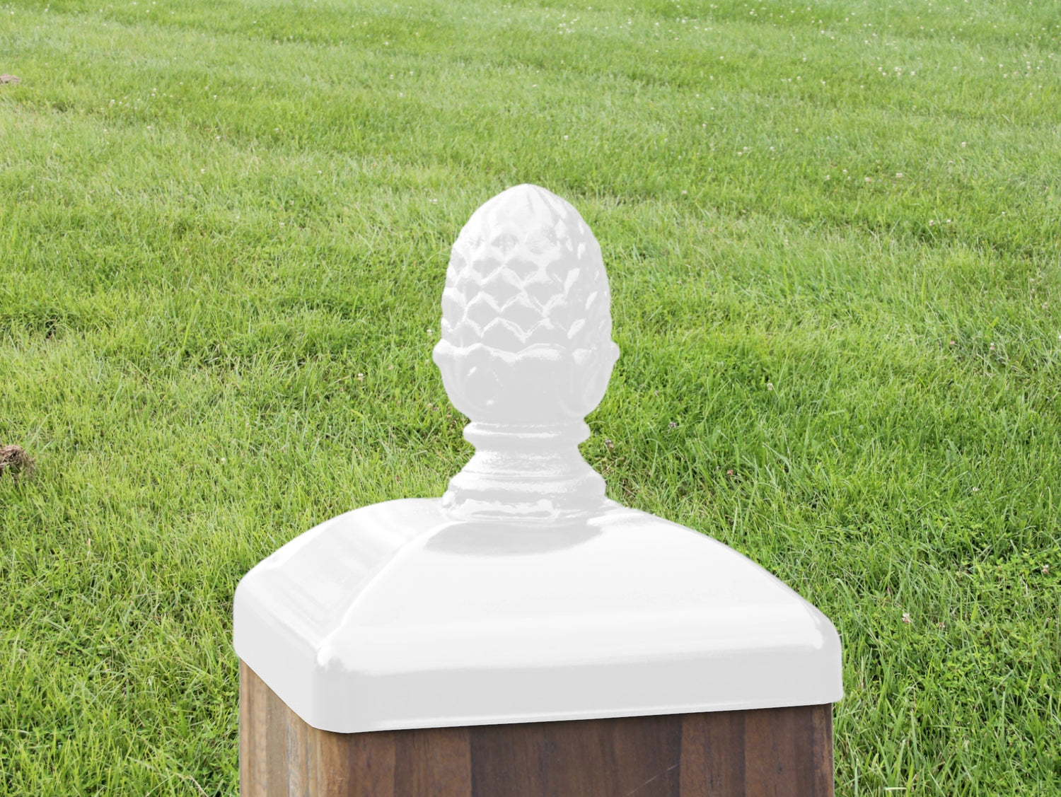 6x6 Large Pineapple Post Cap (5.5 x 5.5 Post Size) - Madison Iron and Wood