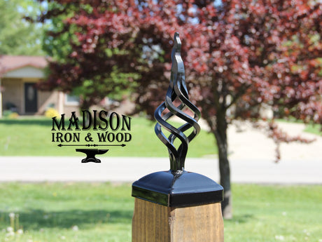 Madison Iron and wood – Metal Décor – Home Improvement – Home décor – Post Caps – Outdoor Décor