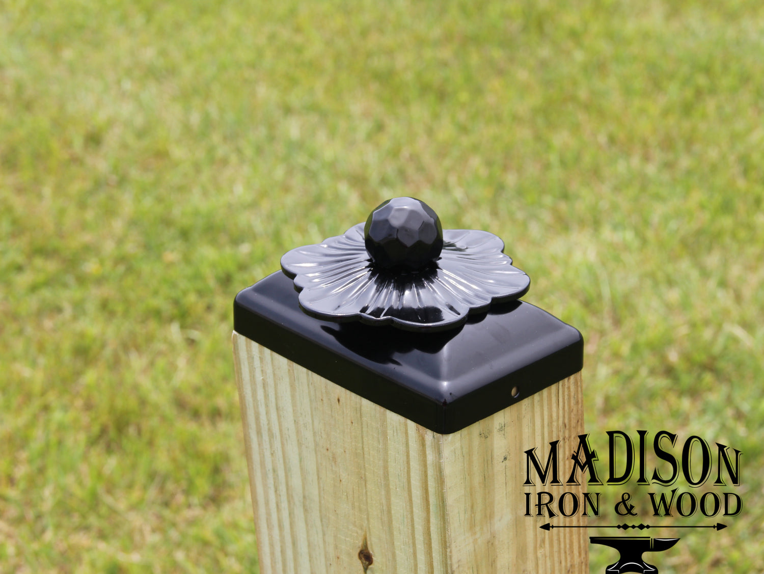 Madison Iron and wood – Metal Décor – Home Improvement – Home décor – Post Caps – Outdoor Décor
