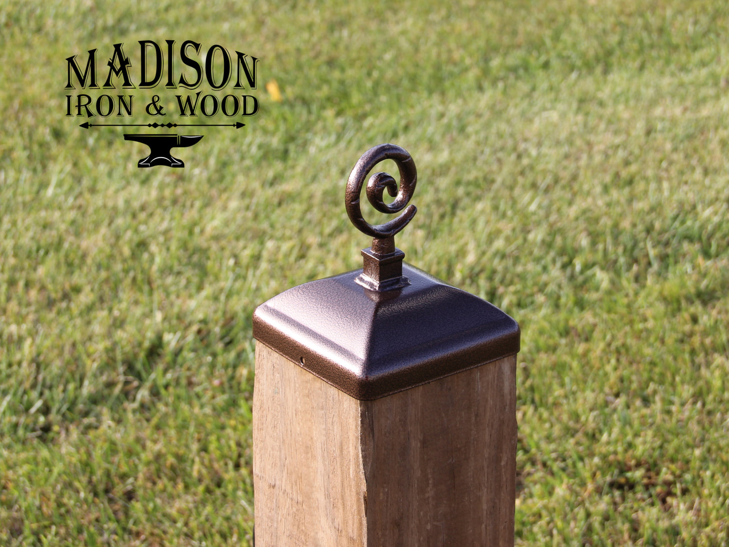 Madison Iron and wood – Metal Décor – Home Improvement – Home décor – Post Caps – Outdoor Décor