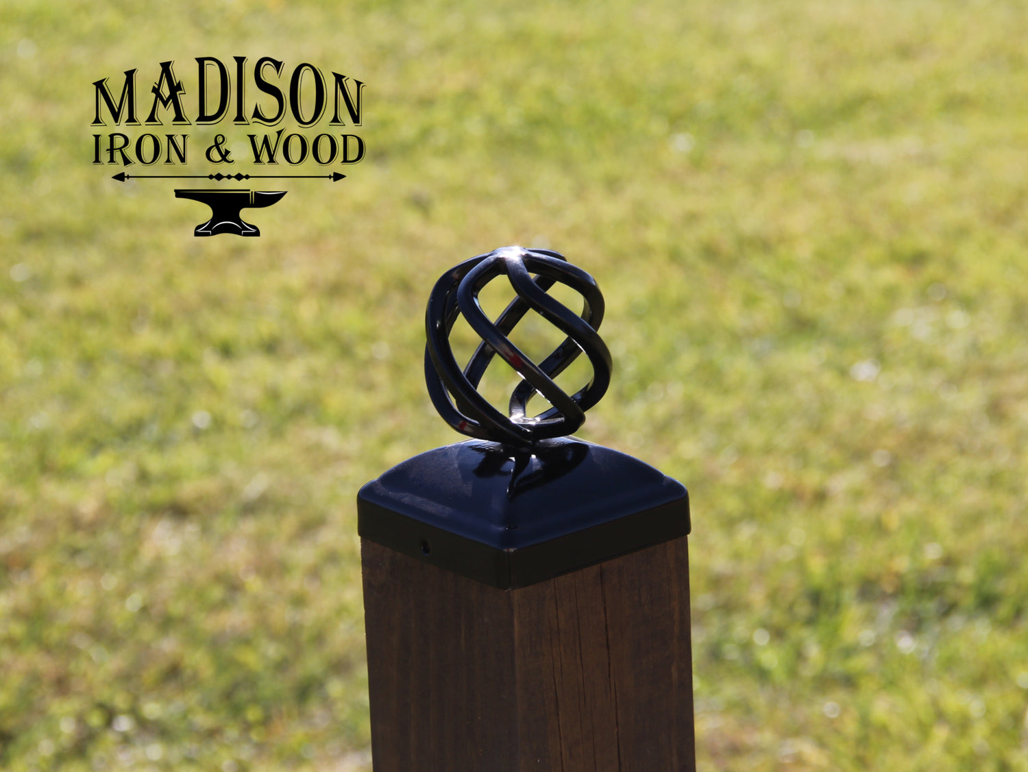 Madison Iron and wood – Metal Décor – Home Improvement – Home décor – Post Caps – Outdoor Décor