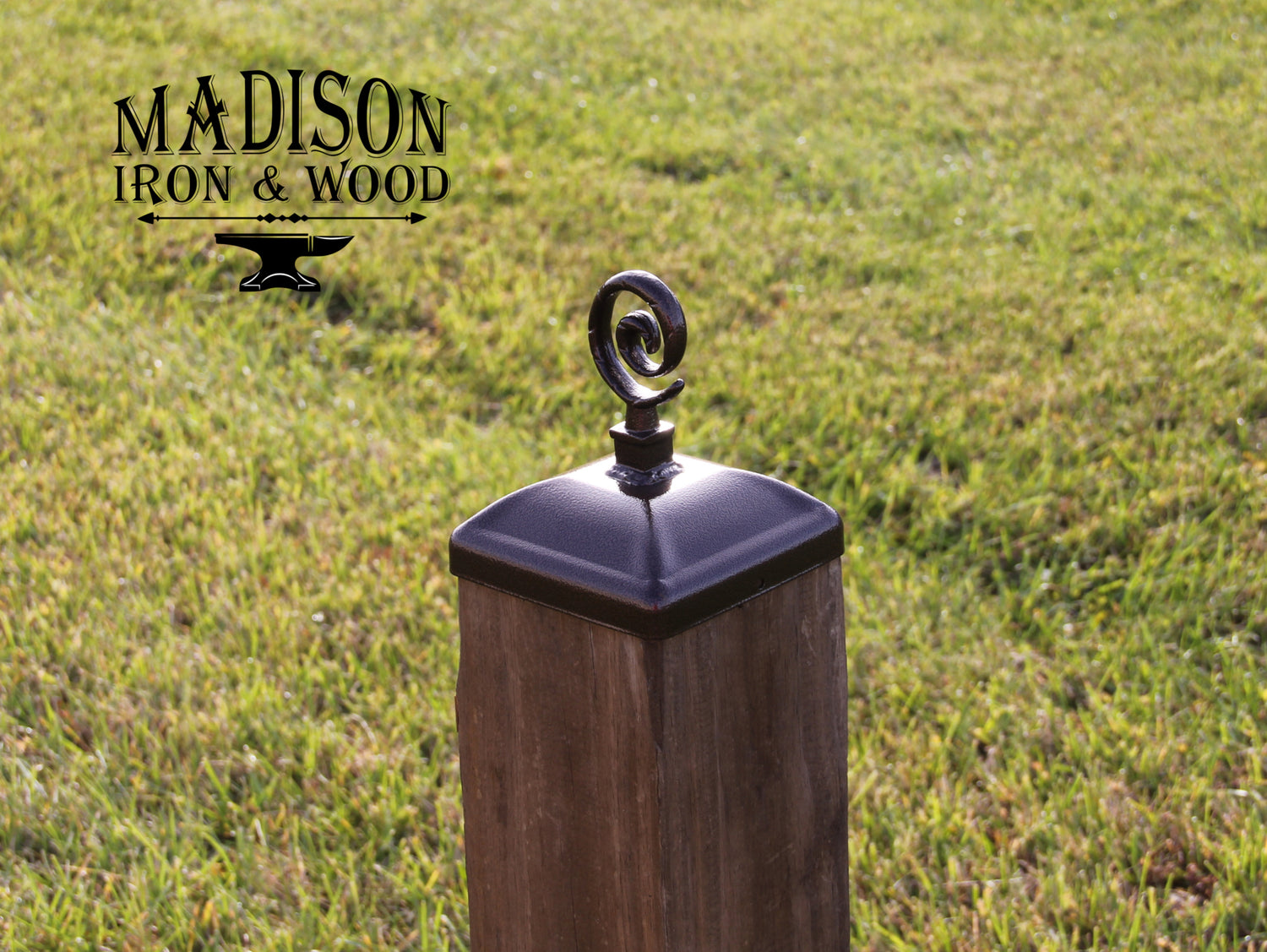 Madison Iron and wood – Metal Décor – Home Improvement – Home décor – Post Caps – Outdoor Décor