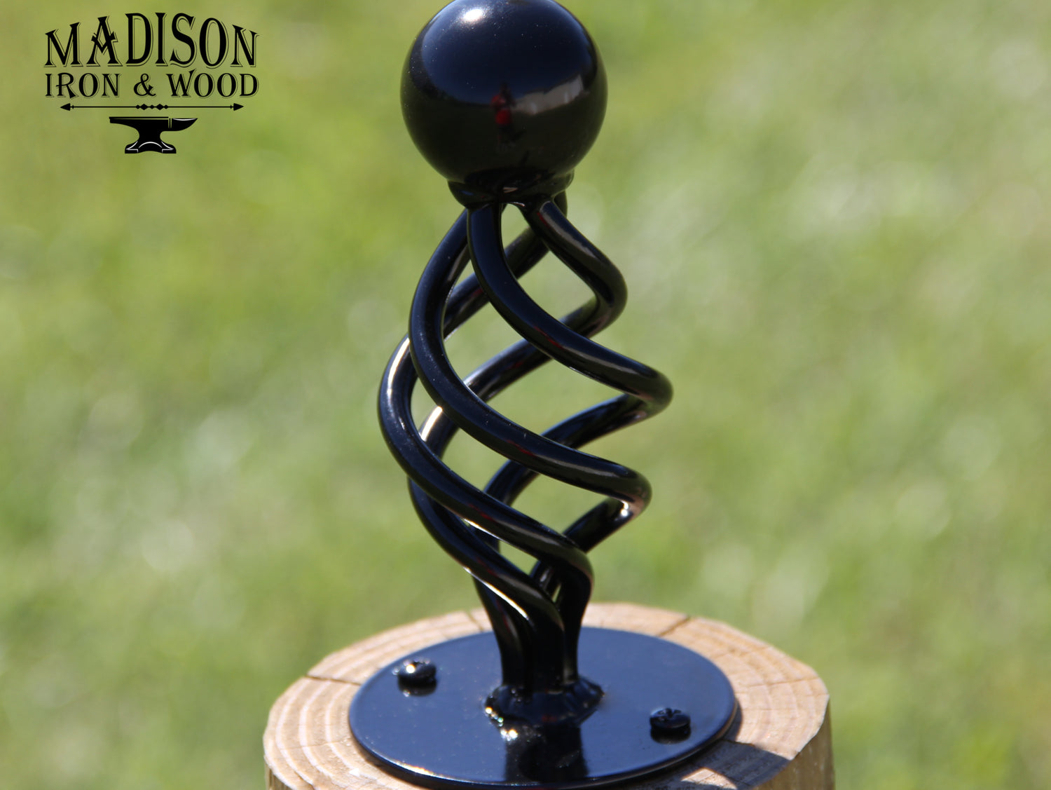 Madison Iron and wood – Metal Décor – Home Improvement – Home décor – Post Caps – Outdoor Décor