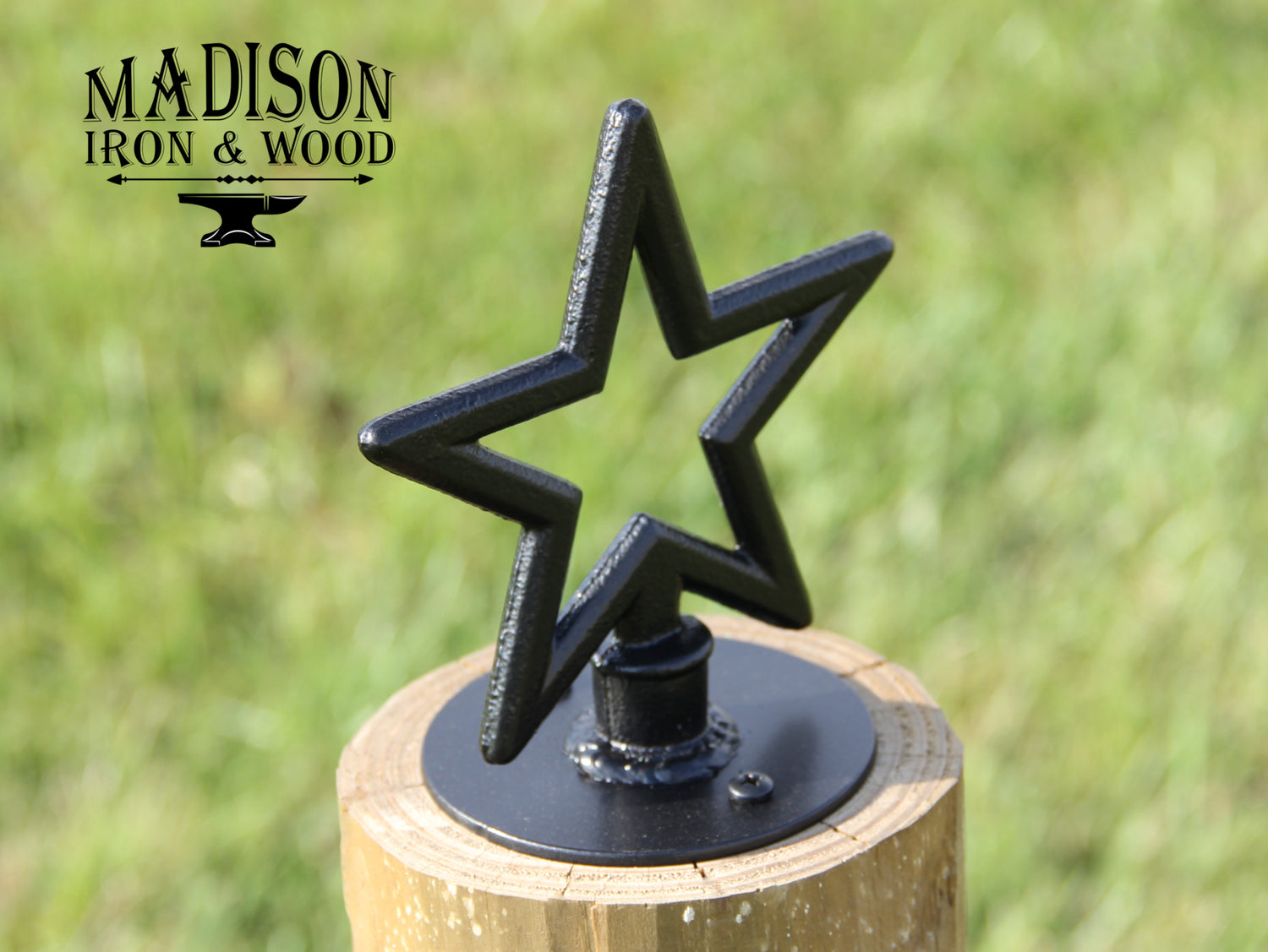Madison Iron and wood – Metal Décor – Home Improvement – Home décor – Post Caps – Outdoor Décor