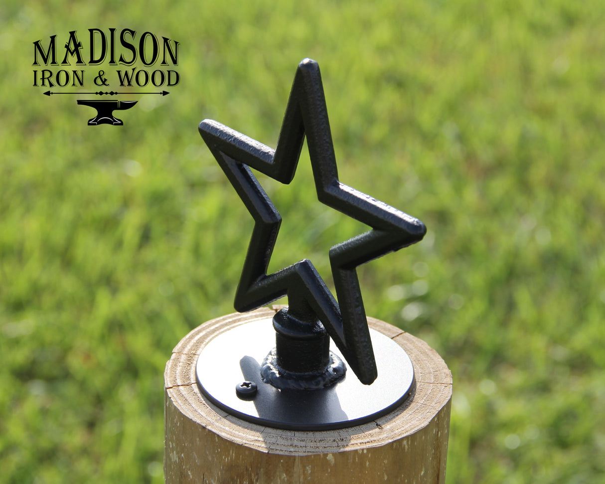 Madison Iron and wood – Metal Décor – Home Improvement – Home décor – Post Caps – Outdoor Décor