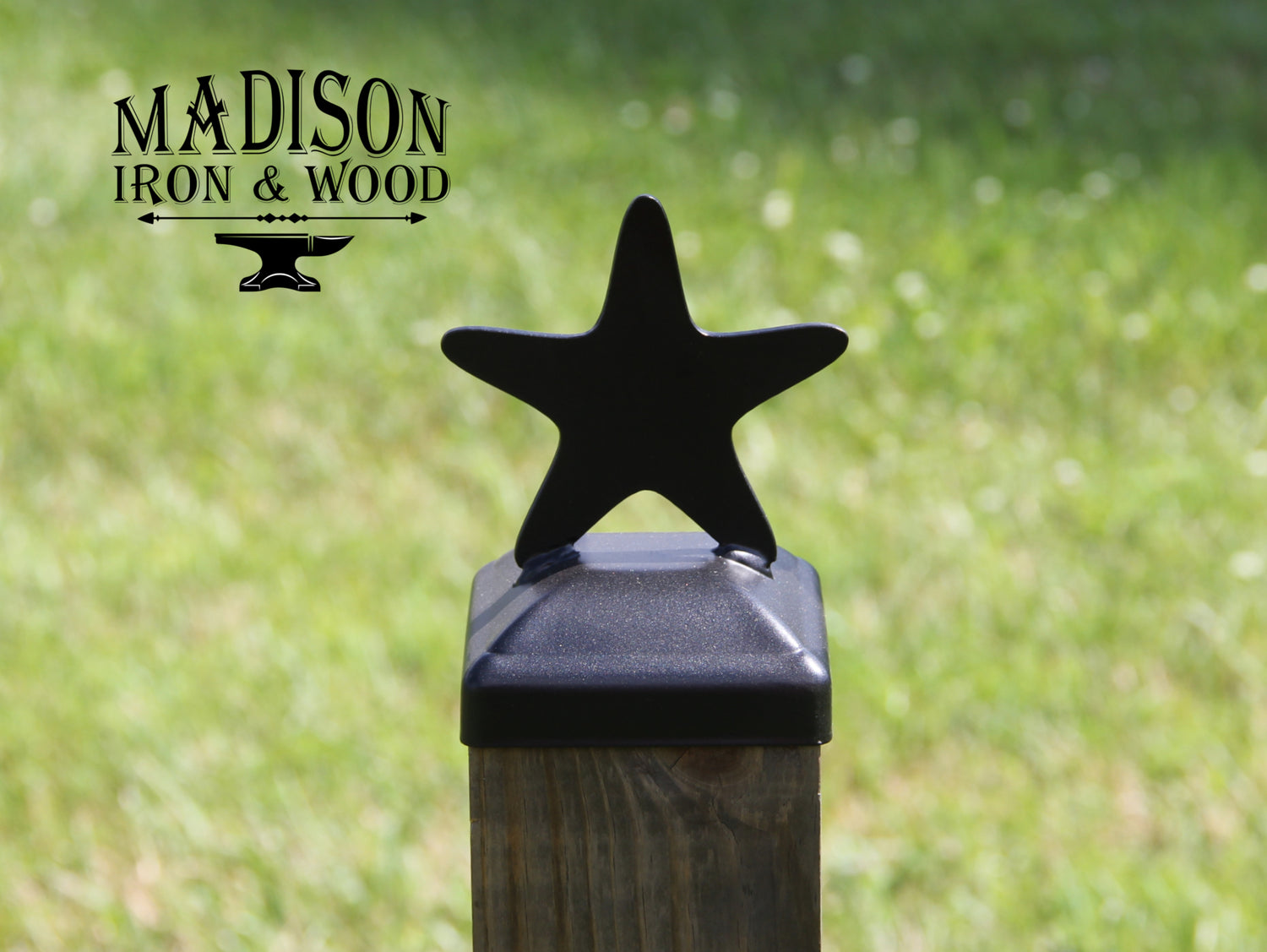 Madison Iron and wood – Metal Décor – Home Improvement – Home décor – Post Caps – Outdoor Décor