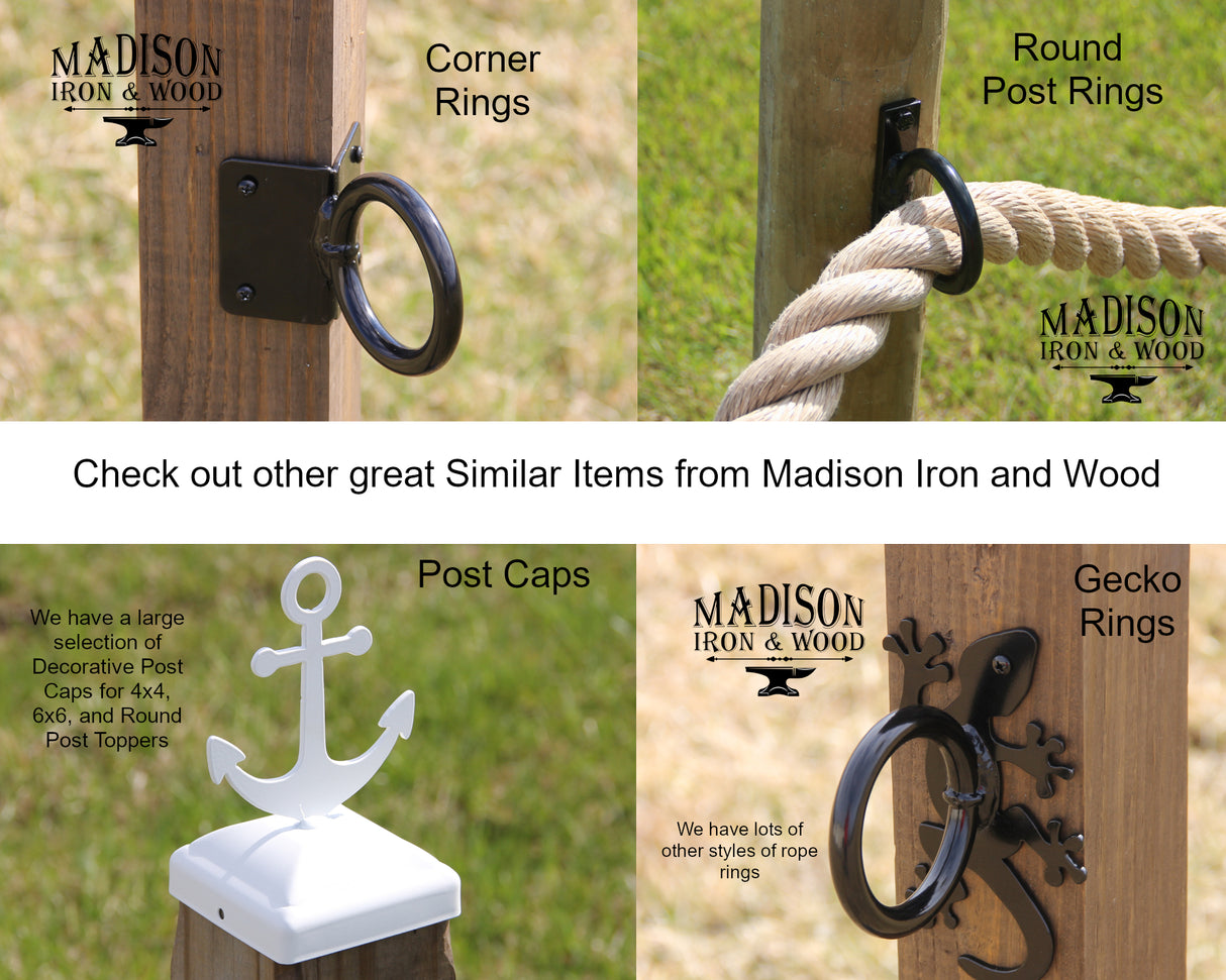 Madison Iron and wood – Metal Décor – Home Improvement – Home décor – Post Caps – Outdoor Décor