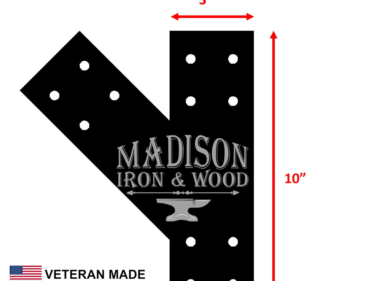 Madison Iron and wood – Metal Décor – Home Improvement – Home décor – Post Caps – Outdoor Décor