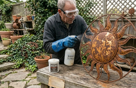 How to Intentionally Rust Metal for a Patina Aesthetic