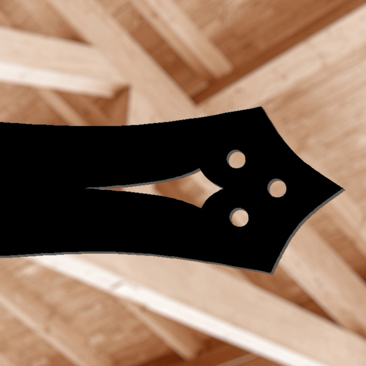 Gothic Rope Brackets Gothic Style Metal Brackets - Madison Iron and Wood - Made in the USA
