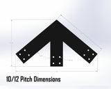 King Truss Industrial Bracket Set, For 4 Inch Lumber