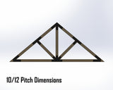 Web Truss Industrial Brackets, For 6 Inch Lumber