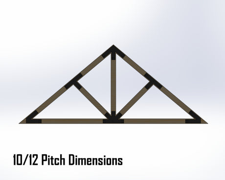 Web Truss Industrial Brackets, For 6 Inch Lumber - Madison Iron and Wood